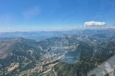 Loty szybowcem nad Alpami,