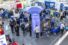 Stoisko Politechniki Rzeszowskiej na targach Edu Salon,