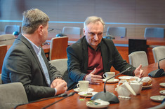 Od lewej: prof. P. Koszelnik, prof. T. Siwowski,