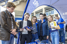 Stoisko Politechniki Rzeszowskiej na targach Edu Salon,